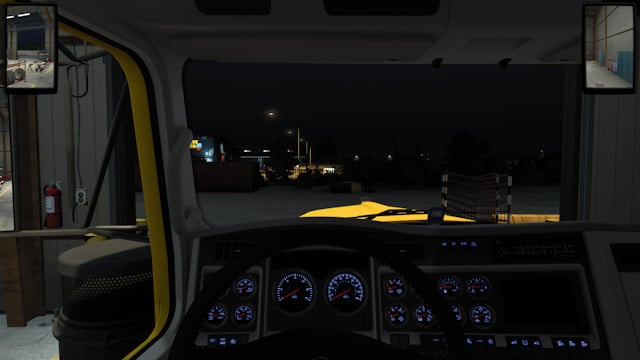 Kenworth w900 blue interior